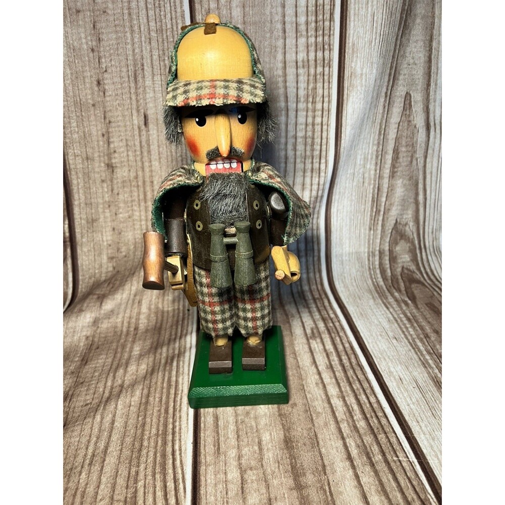 Vintage Steinbach Volkskunst Nutcracker Sherlock Holmes West Germany